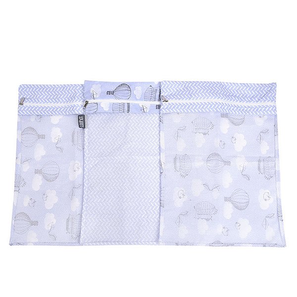 KIT SAQUINHO MATERNIDADE LOUPIOT TEMAS REF5242 AZUL