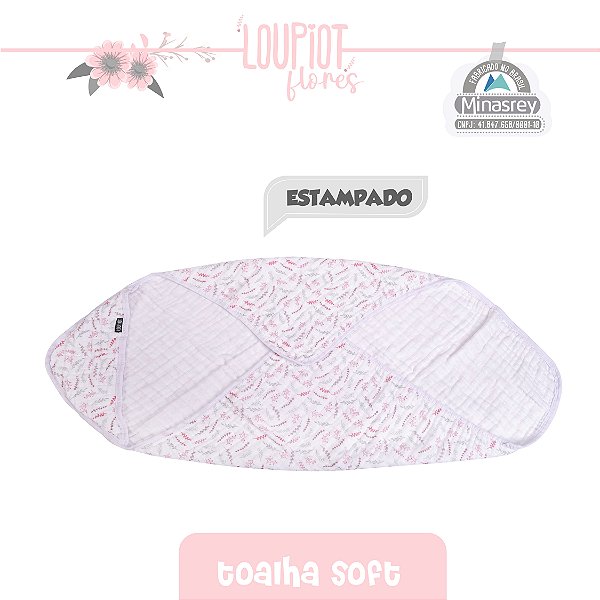 TOALHA SOFT LOUPIOT TEMAS REF5224 ROSE