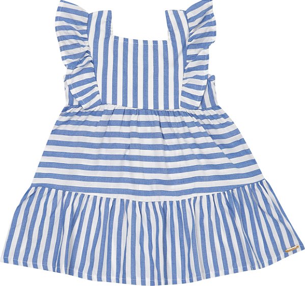 VESTIDO PULLA BULLA 49112 AZUL PEQUENO
