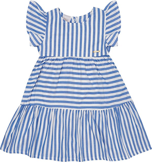 VESTIDO PULLA BULLA 49211 AZUL 1 ANO