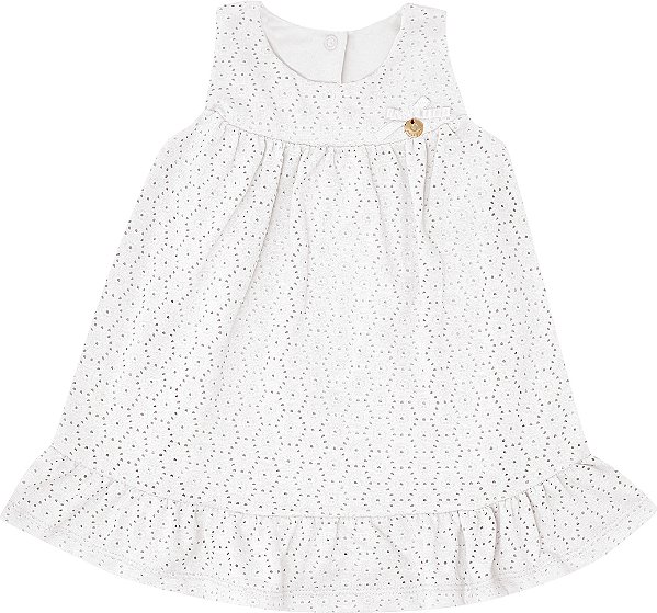 BODY VESTIDO PULLA BULLA 49110 BRANCO PEQUENO