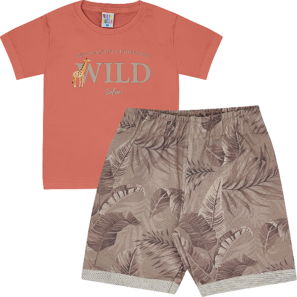 CONJUNTO PULLA BULLA 49269 FERRUGEM 2 ANOS