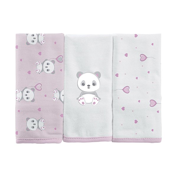 BABETE BUBLIM MALHAS PANDA ROSA