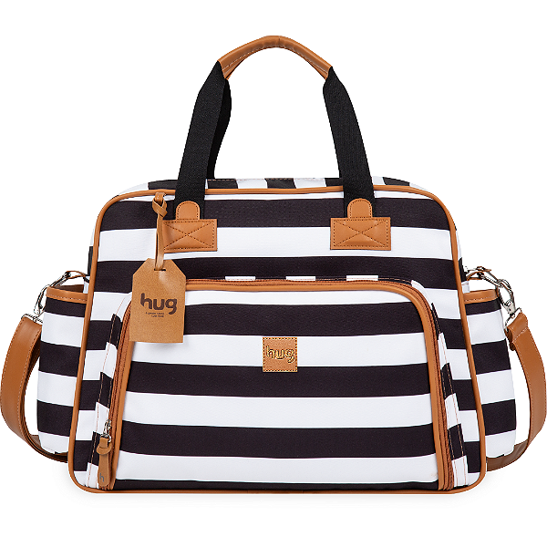 BOLSA HUG LONDRES GRANDE LISTRADO