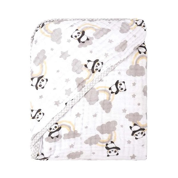 TOALHA SOFT BUBLIM PETIT - PANDA