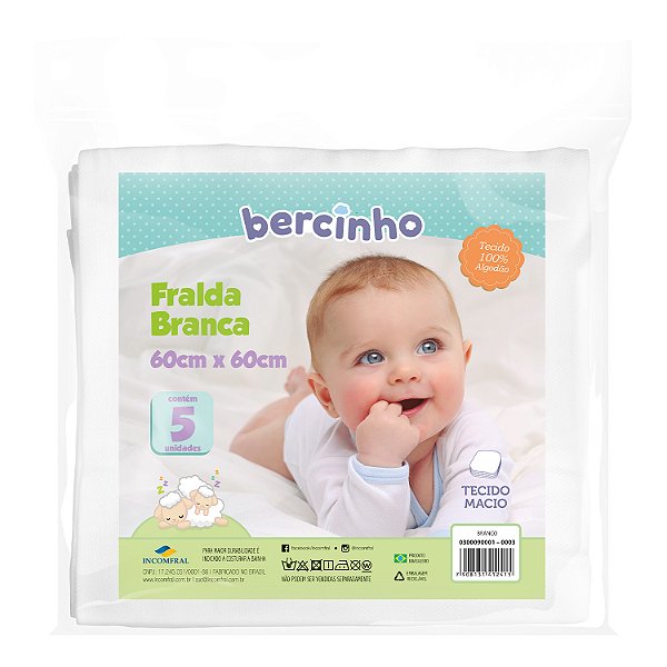 FRALDA BERCINHO LISA BRANCO