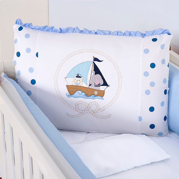 KIT DE BERCO BRUBRELEL JUJU BABY - ALTO MAR AZUL