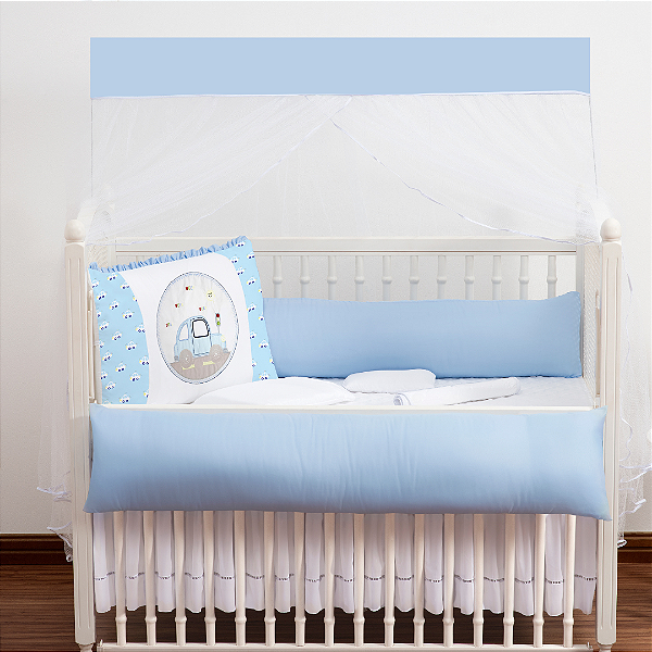 KIT DE BERCO BRUBRELEL JUJU BABY - FUSQUINHA AZUL