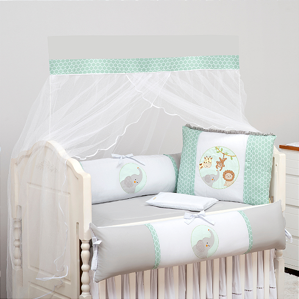 KIT DE BERCO BRUBRELEL ENCANTO SAFARI VERDE