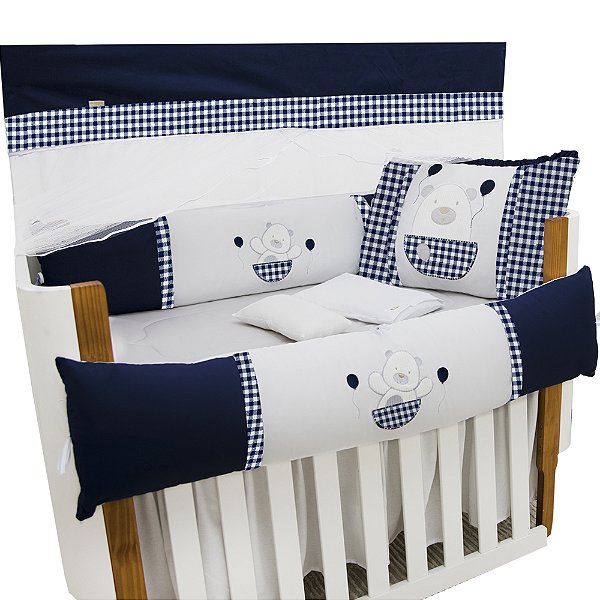 KIT DE BERCO BRUBRELEL ENCANTO AMIGO URSO MARINHO
