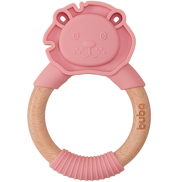 MORDEDOR BUBA SILICONE LEAO ROSA