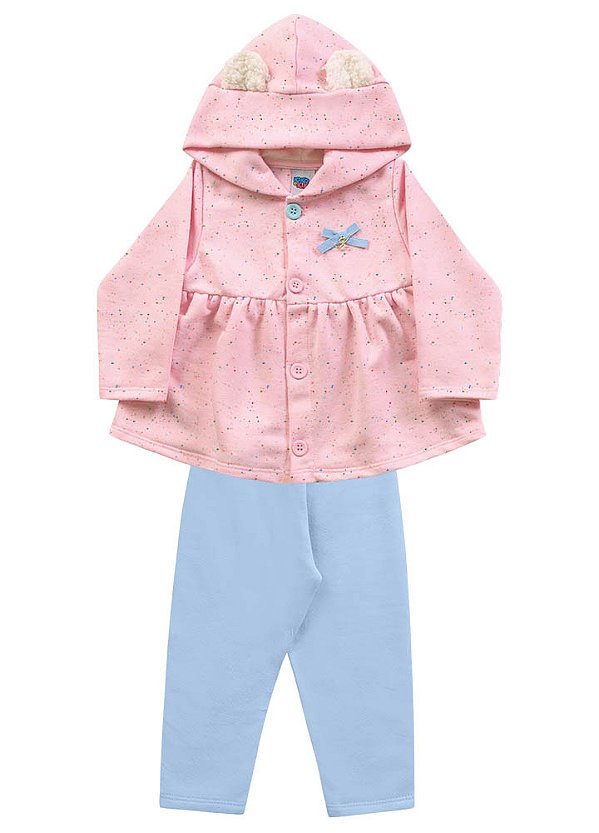MOLETOM KIKO KIKA 12239 ROSA MEDIO