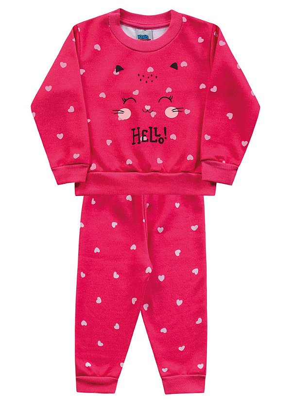 MOLETOM KIKO KIKA 12233 PINK MEDIO