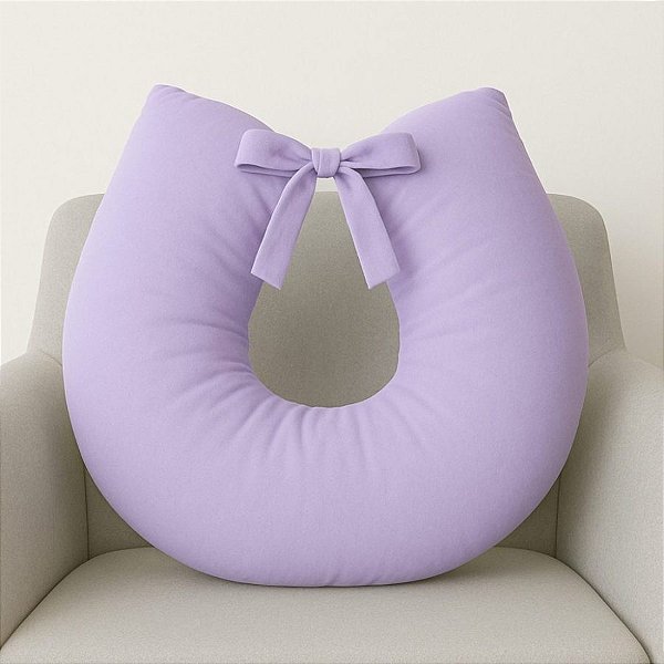 ALMOFADA DE AMAMENTACAO TIQUINHO LILAS