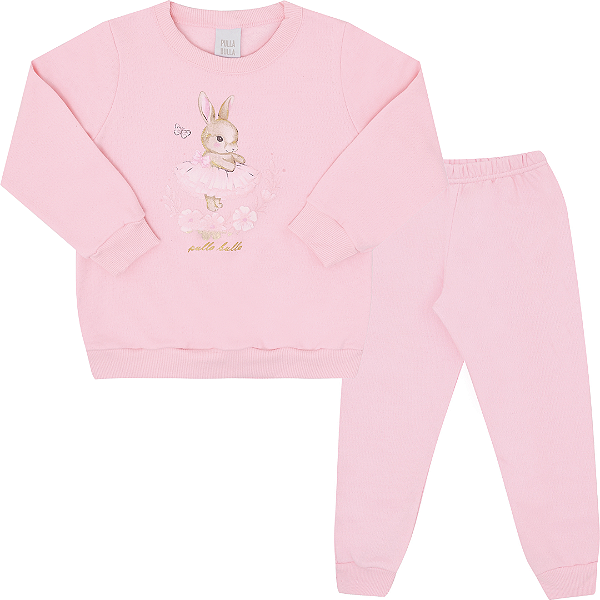 MOLETOM PULLA BULLA 50222 LILAS 1 ANO