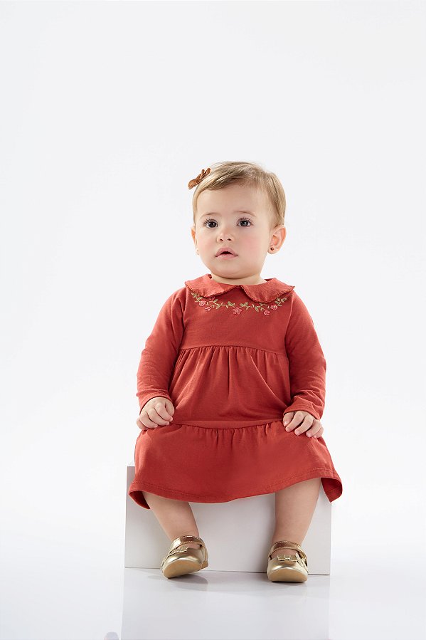 VESTIDO PULLA BULLA 50104 FERRUGEM GRANDE