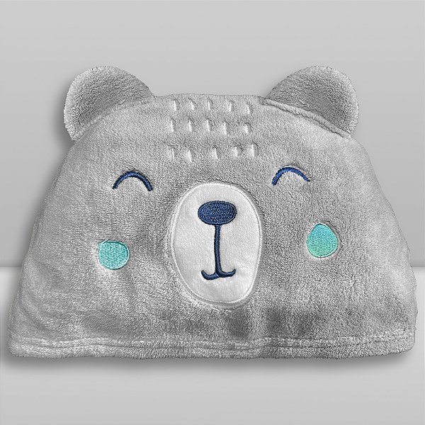 TOALHA LACO BEBE POWER SEC - URSO CINZA