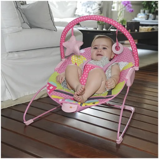 CADEIRA DESCANSO KIDDO JOY ROSA