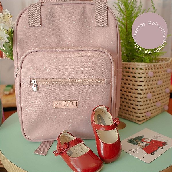 MOCHILA PIRULITANDO BOLINHA REF703 ROSE