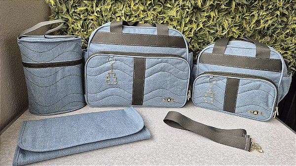 KIT BOLSA LUDY 5PCS- REF 27/28 VERDE