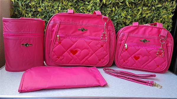 KIT BOLSA LUDY 5PCS- REF45/46 PINK