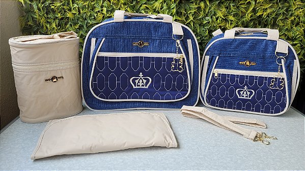 KIT BOLSA LUDY 5PCS- REF45/46 MARINHO