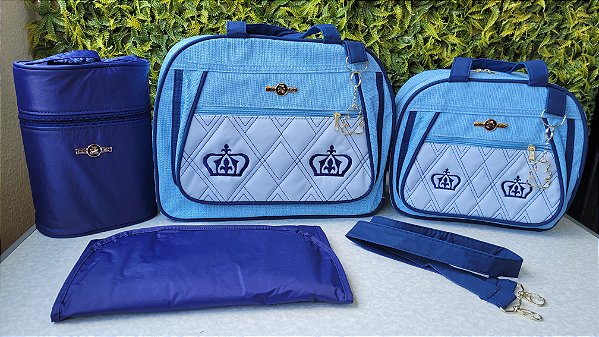 KIT BOLSA LUDY 5PCS- REF45/46 AZUL