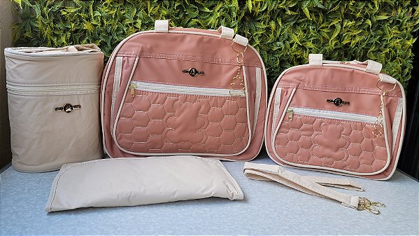 KIT BOLSA LUDY 5PCS- REF15/16 ROSE