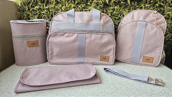 KIT BOLSA LUDY 4PCS- REF 51/52 ROSA