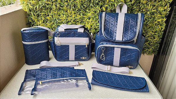 KIT BOLSA LUDY 6PCS- REF 58/59 MARINHO