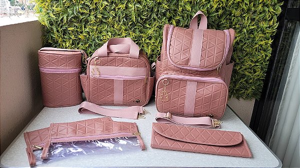 KIT BOLSA LUDY 6PCS- REF 58/59 ROSE