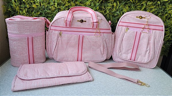 KIT BOLSA LUDY 4PCS- REF 60/61 ROSA