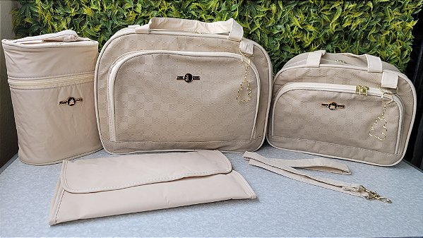 KIT BOLSA LUDY 4PCS- REF 70/71 BEGE