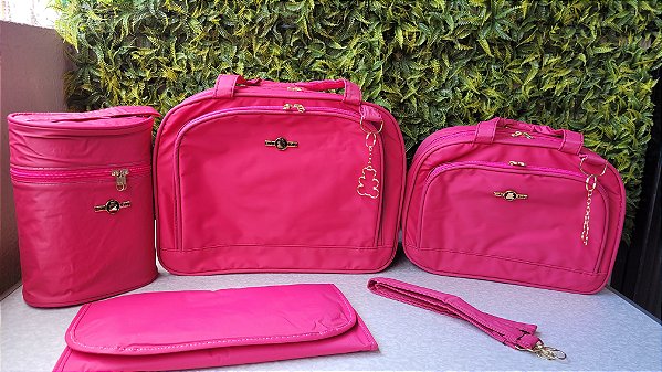 KIT BOLSA LUDY 4PCS- REF 70/71 PINK