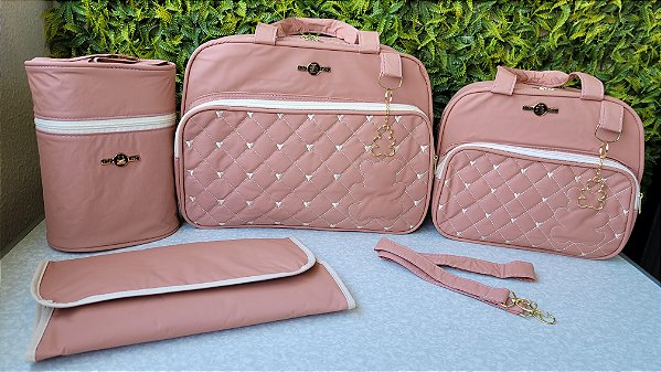 KIT BOLSA LUDY 4PCS- REF 80/81 ROSE