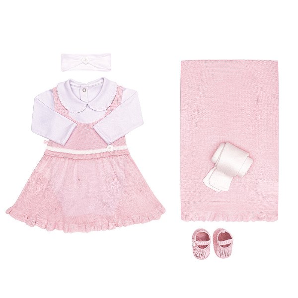 SAIDA DE MATERNIDADE FOFINHO 125006 ROSA