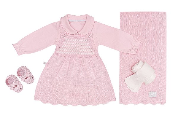 SAIDA DE MATERNIDADE FOFINHO 125000 ROSA
