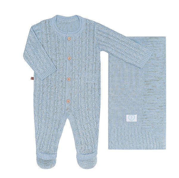 SAIDA DE MATERNIDADE FOFINHO 125016 AZUL