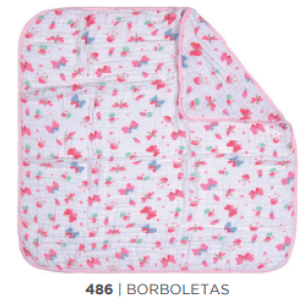 TOALHA SOFT BUBLIM PETIT - BORBOLETAS