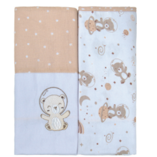 CUEIRO MANTA BUBLIM PETIT URSO ESPACO BEGE