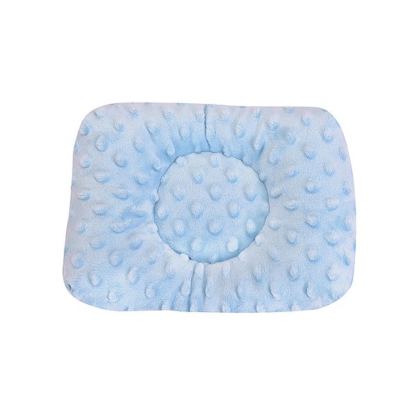 TRAVESSEIRO ANATOMICO BUBBLE CARINHAS AZUL