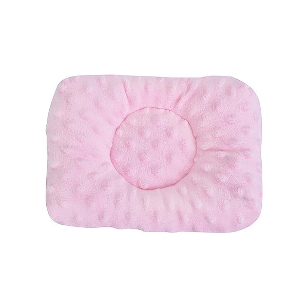 TRAVESSEIRO ANATOMICO BUBBLE CARINHAS ROSA