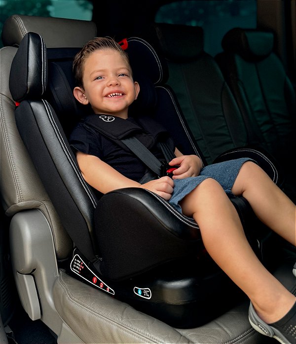 CADEIRA GALZERANO PRATI PRETO COM ISOFIX