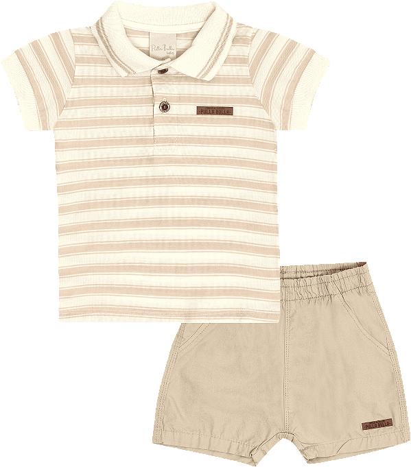 CONJUNTO PULLA BULLA 50569 BEGE GRANDE
