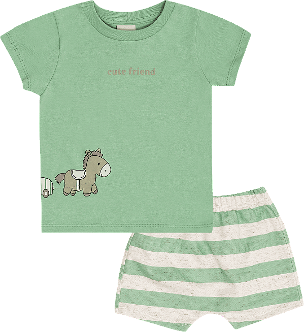 CONJUNTO PULLA BULLA 50567 VERDE GG