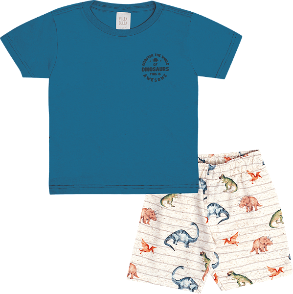 CONJUNTO PULLA BULLA 50672 AZUL 1 ANO