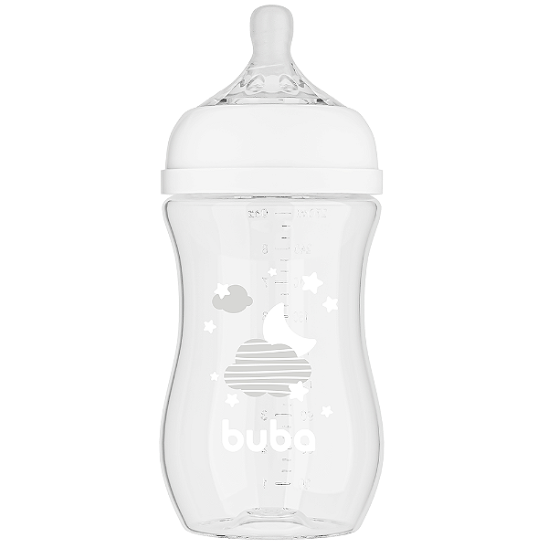MAMADEIRA BUBA 270ml ANTICÓLICA NUVEM BRANCO