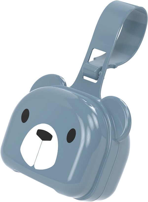 PORTA CHUPETA DECORA BEAR AZUL