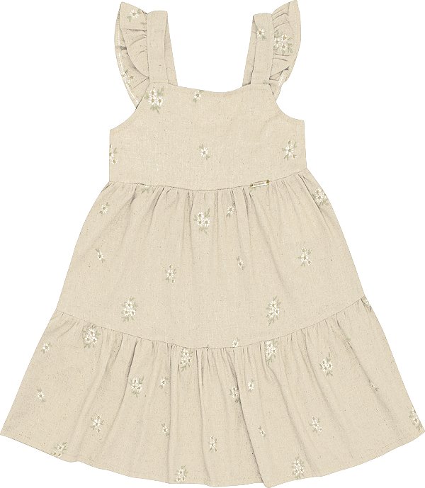 VESTIDO PULLA BULLA 52212 CRU 1 ANO