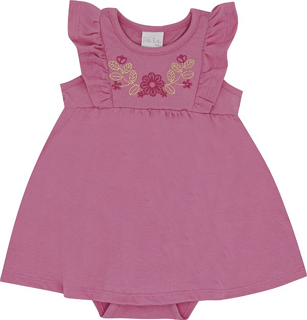 VESTIDO PULLA BULLA 52112 ROSA MEDIO